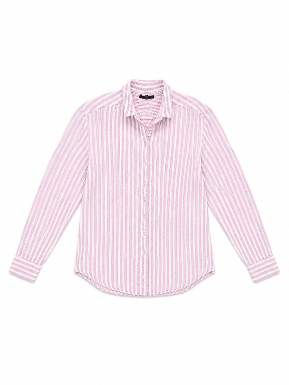 Jane & Delancy Women's Pink Striped Button Down Shirt, Size 2XL